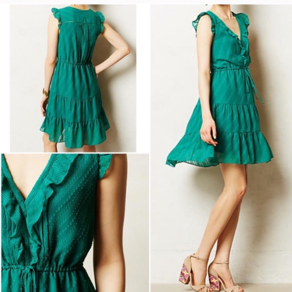 Anthropologie x HD Paris Ruffle Signe Dress